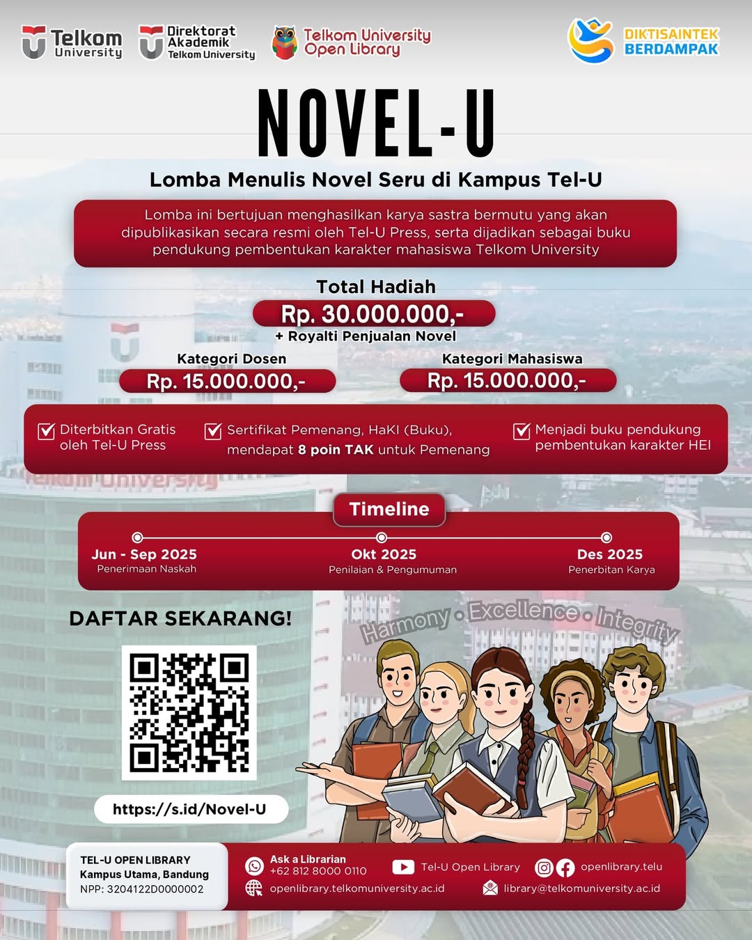  Lomba Menulis Novel “NOVEL-U”