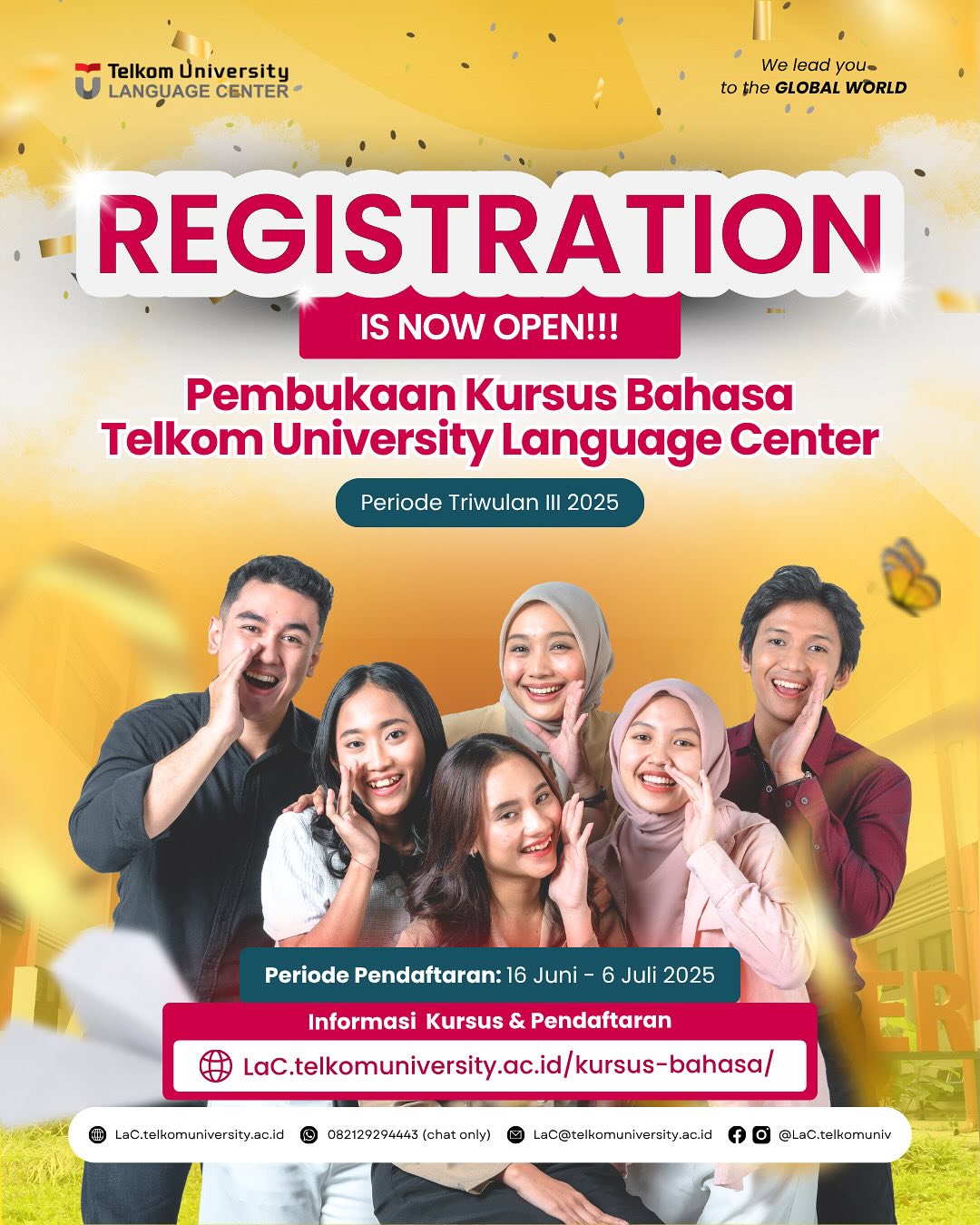 🎉 Pendaftaran Kursus Bahasa LaC Periode Triwulan III 2025 RESMI DIBUKA 🎉